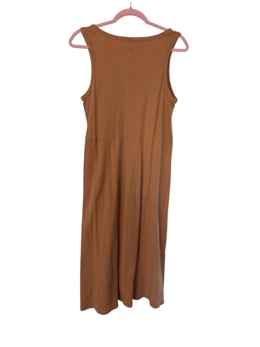 Elizabeth and James Camel Sleeveless Maxi Dress Sz S(TXA1003) - Picture 3 of 7